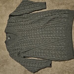 Day & Night Size Small Oversized Gray Sweater Dress